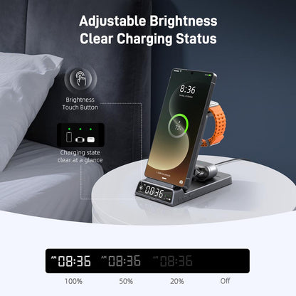 Elecdov CE20S 3 In 1 Magnetic Charging Adjustable Brightness Clear Charging Status