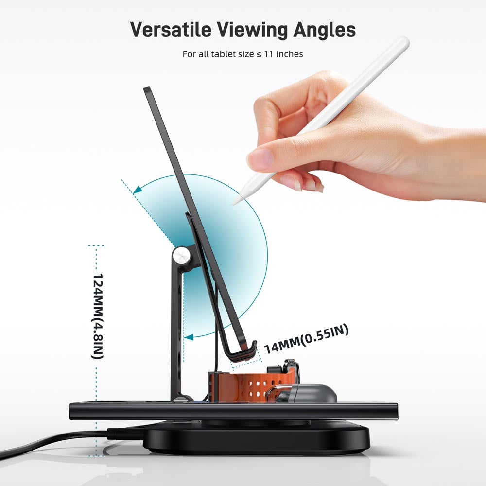 Elecdov C11N 4 In 1 Magnetic Charging 360° Versatile Viewing Angles