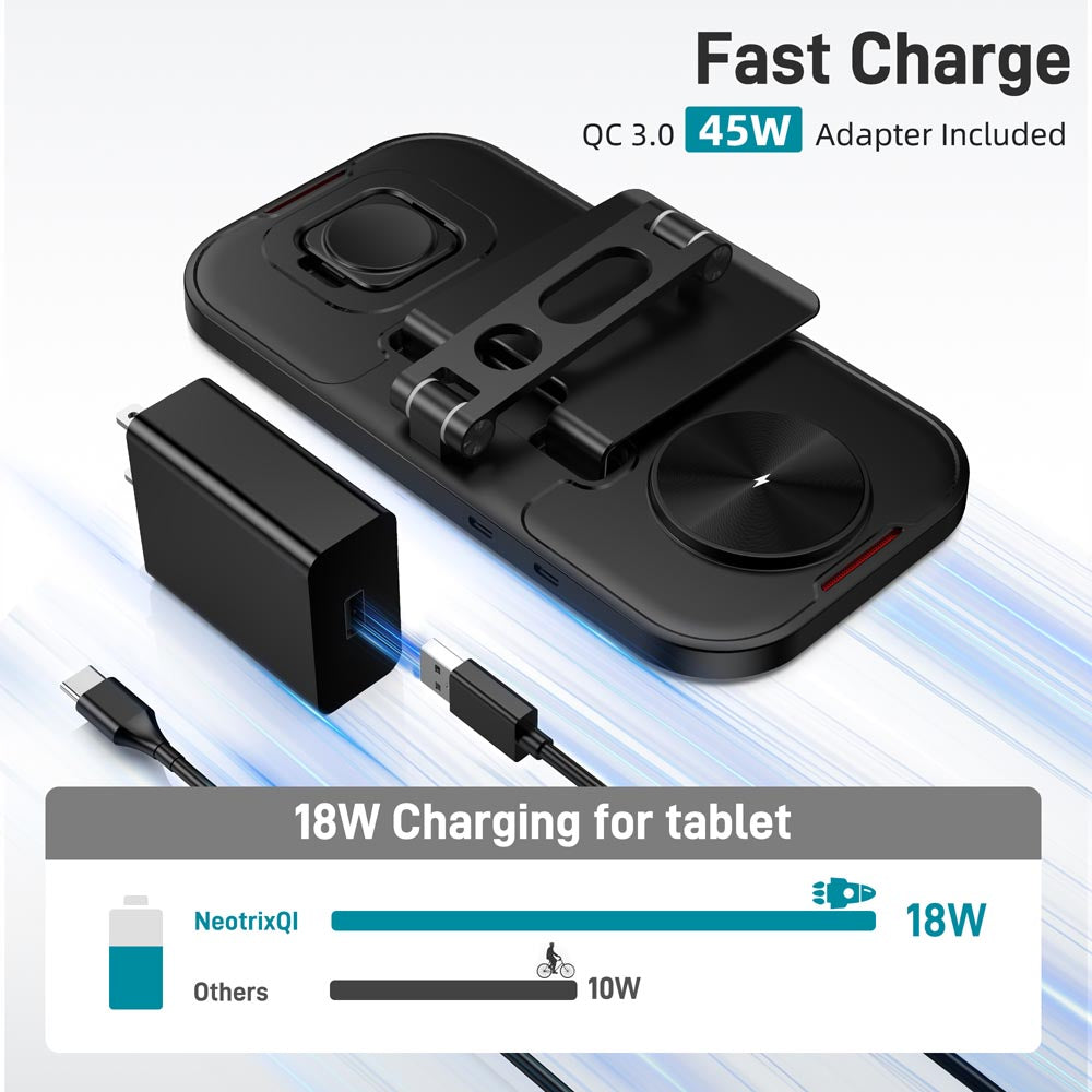 Elecdov C12N 4 In 1 Magnetic Charging Station for iPhone