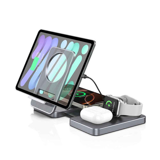 Elecdov CE41A 4 In 1 Magnetic Charging Station for Apple