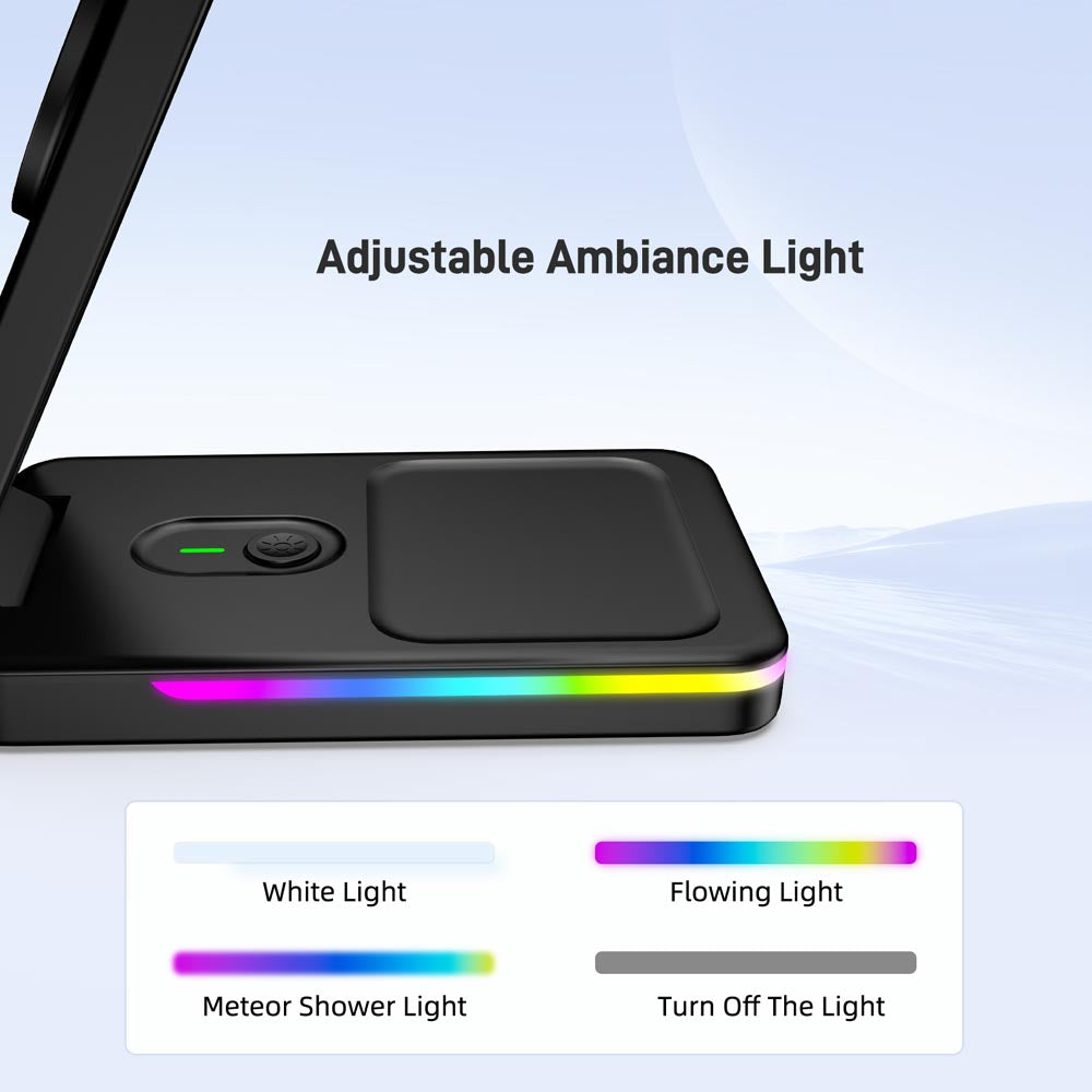 Elecdov CE06G 3 In 1 Magnetic Charging Adjustable Ambiance Light