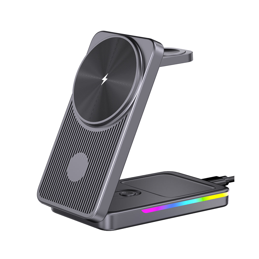 Elecdov CE06S 3-in-1 Wireless Charging-grey