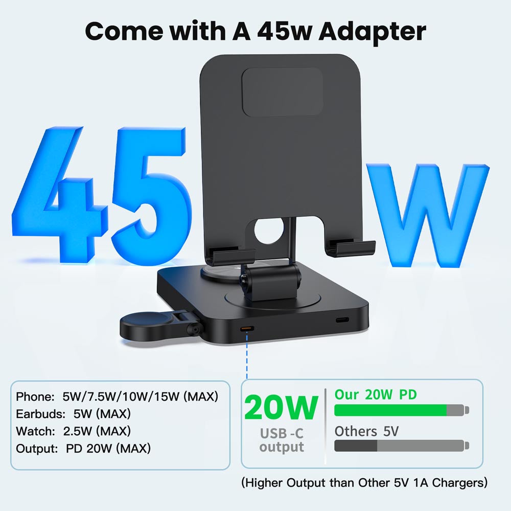 Elecdov CE07 3 In 1 Charging Come with A 45w Adapter