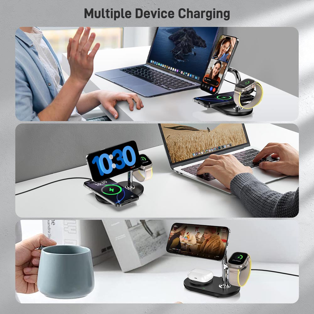 Elecdov CE15 3 In 1 Charging Station Multiple Device Charging