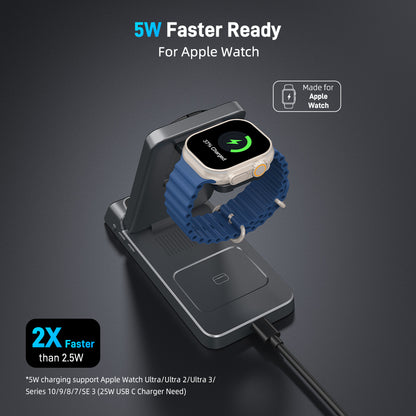 Elecdov CE19A 3 In 1 Magnetic Charging 5W Faster Ready For Apple Watch