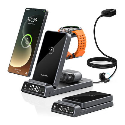 Elecdov CE20S 3 In 1 Magnetic Charging Multi-functional Integrated Magnetic Charging Station