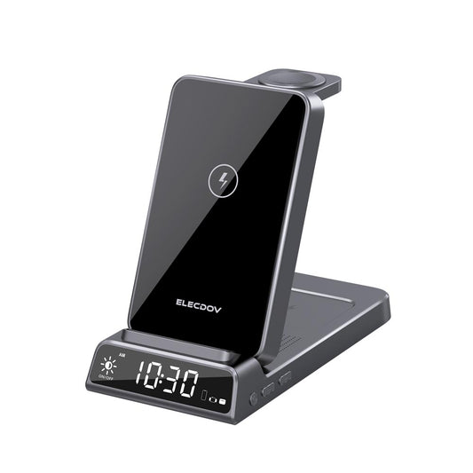 Elecdov CE20F 3 In 1 Magnetic Charging Station for Samsung
