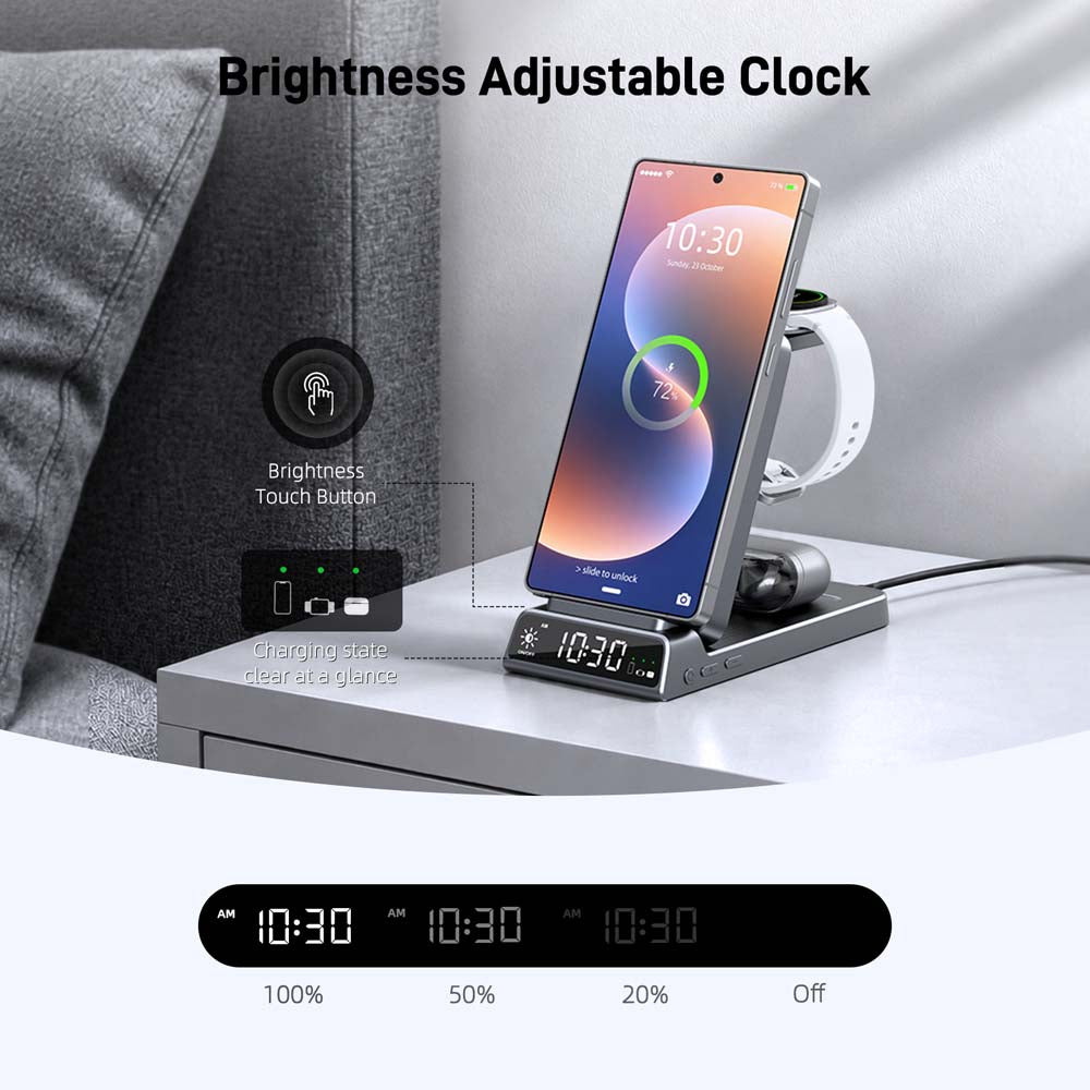 Elecdov CE20F 3 In 1 Magnetic Charging adjustable Brightness Clear Charging Status