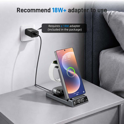 Elecdov CE20F 3 In 1 Magnetic Charging Supports charging in both landscape and portrait modes.