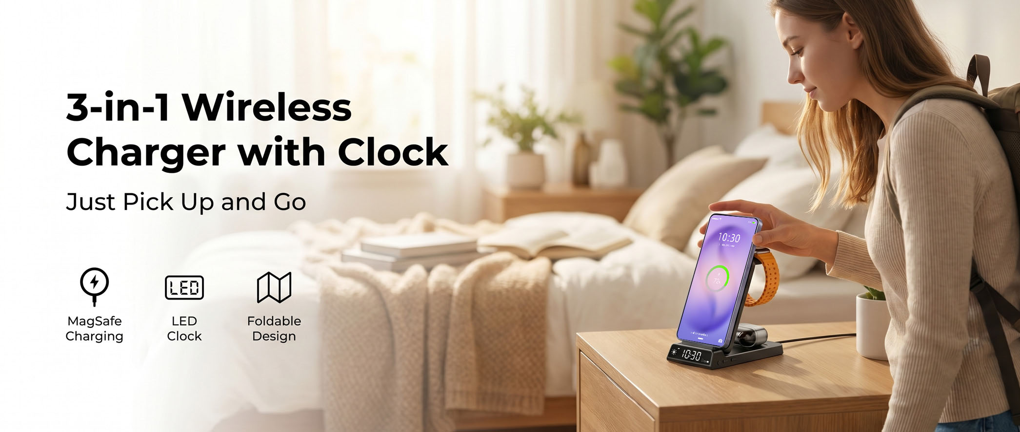 Elecdov CE06S - Bedside 3-in-1 (Samsung)