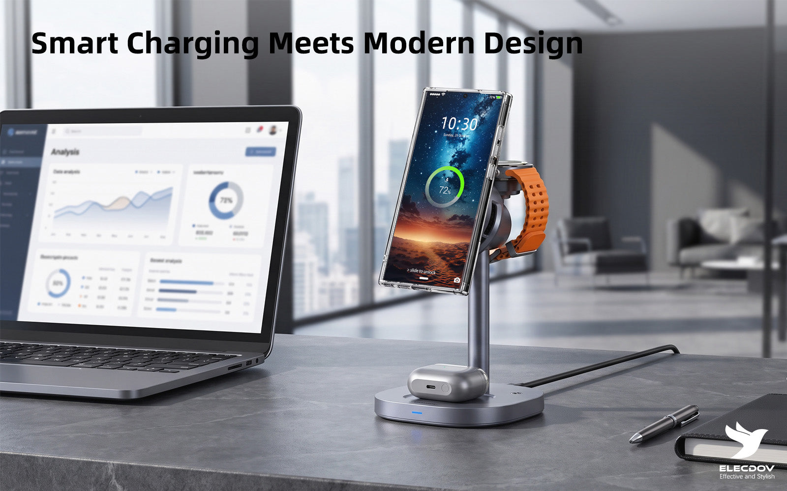 Elecdov Samsung wireless charging station