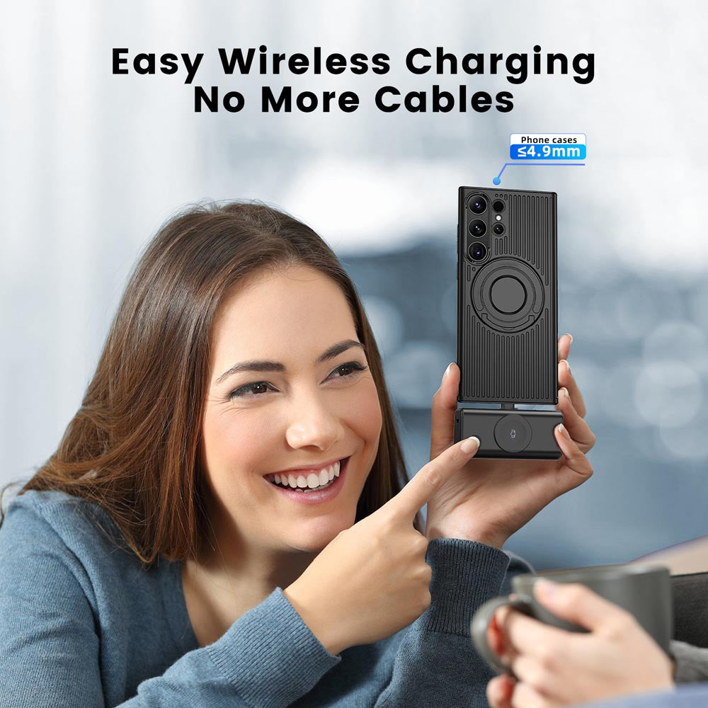Elecdov P6 2 In 1 Magnetic Charging Easy Wireless ChargingNo More Cables