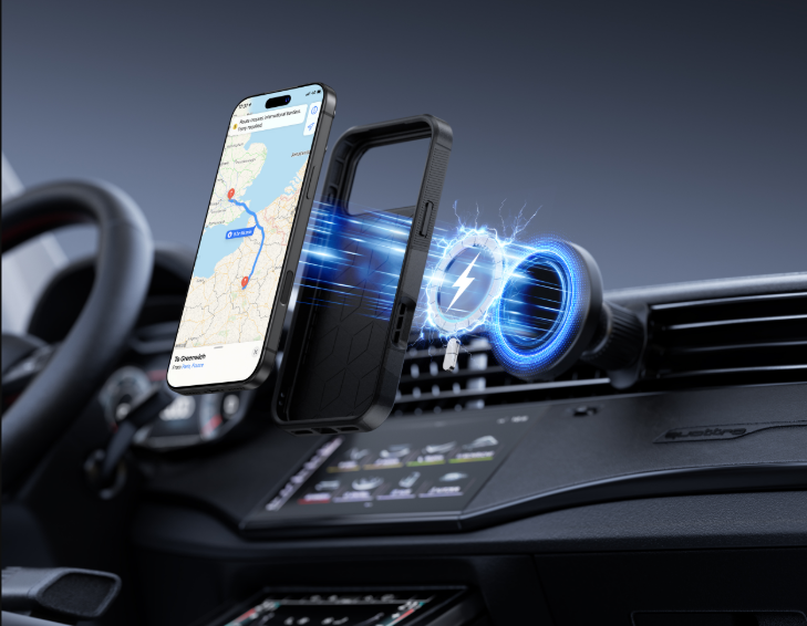 Wireless car charger magnetic mount