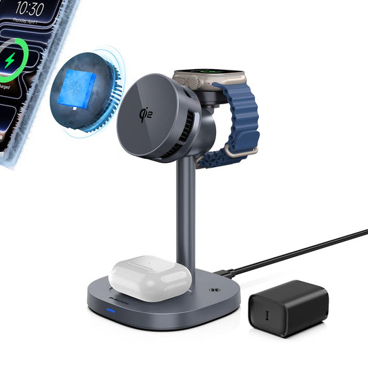 Elecdov W98A 3 In 1 Magnetic Charging Multi-functional Integrated Magnetic Charging Station