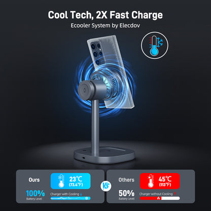 Elecdov W98S 3 In 1 Magnetic Charging Cool Tech, 2X Fast Charge Ecooler System by Elecdov