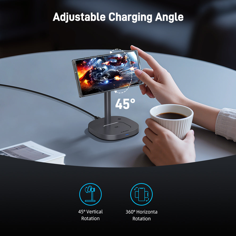 Elecdov W98S 3 In 1 Magnetic Charging Adjustable Charging Angle