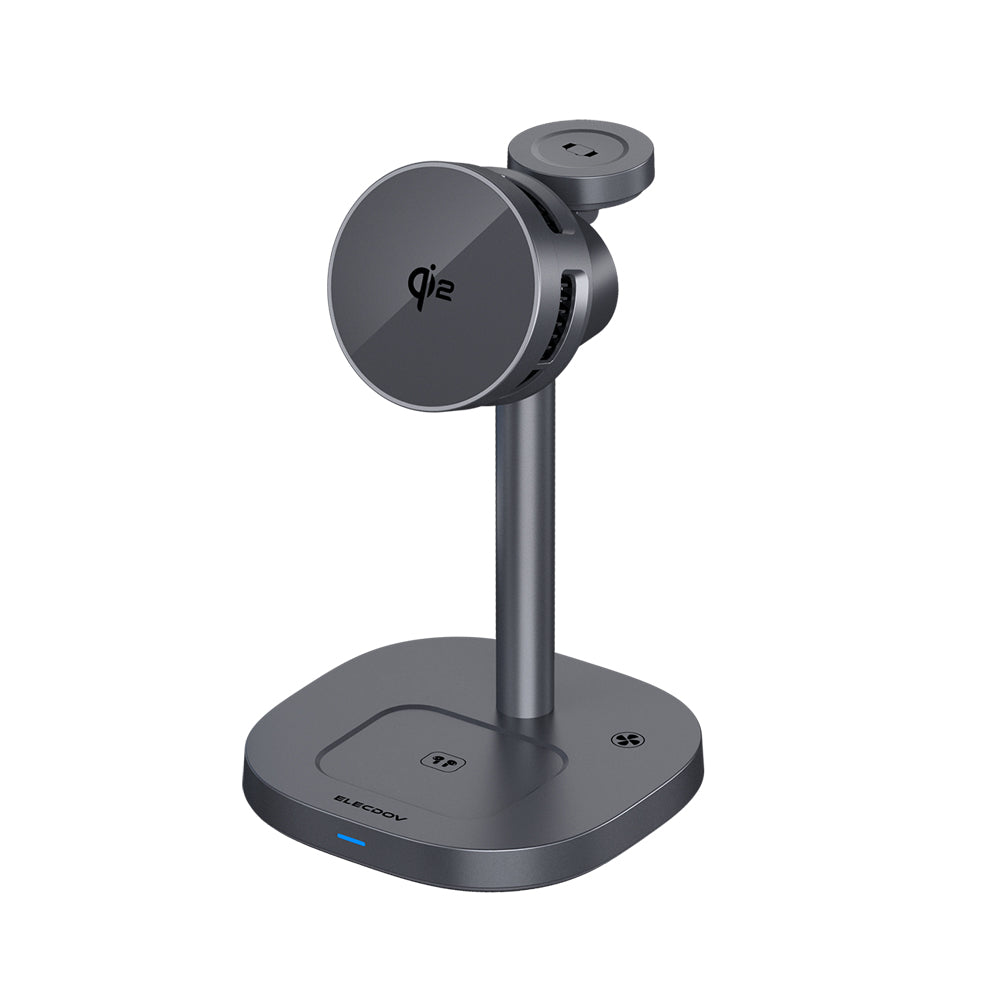 Elecdov W98S 3 In 1 Magnetic Charging Station for Samsung, Qi2 CertifiedCharger