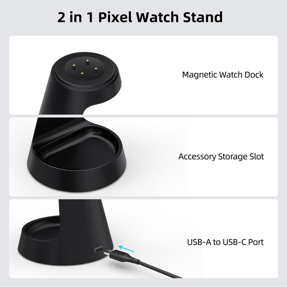 Elecdov WC01G 3 In 1 Magnetic Charging 2 in 1 Galaxy Watch Stand