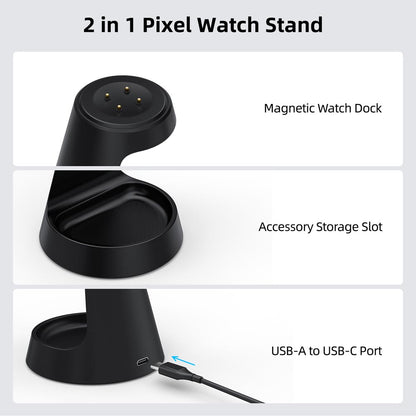 Elecdov WC01G 3 In 1 Magnetic Charging 2 in 1 Galaxy Watch Stand
