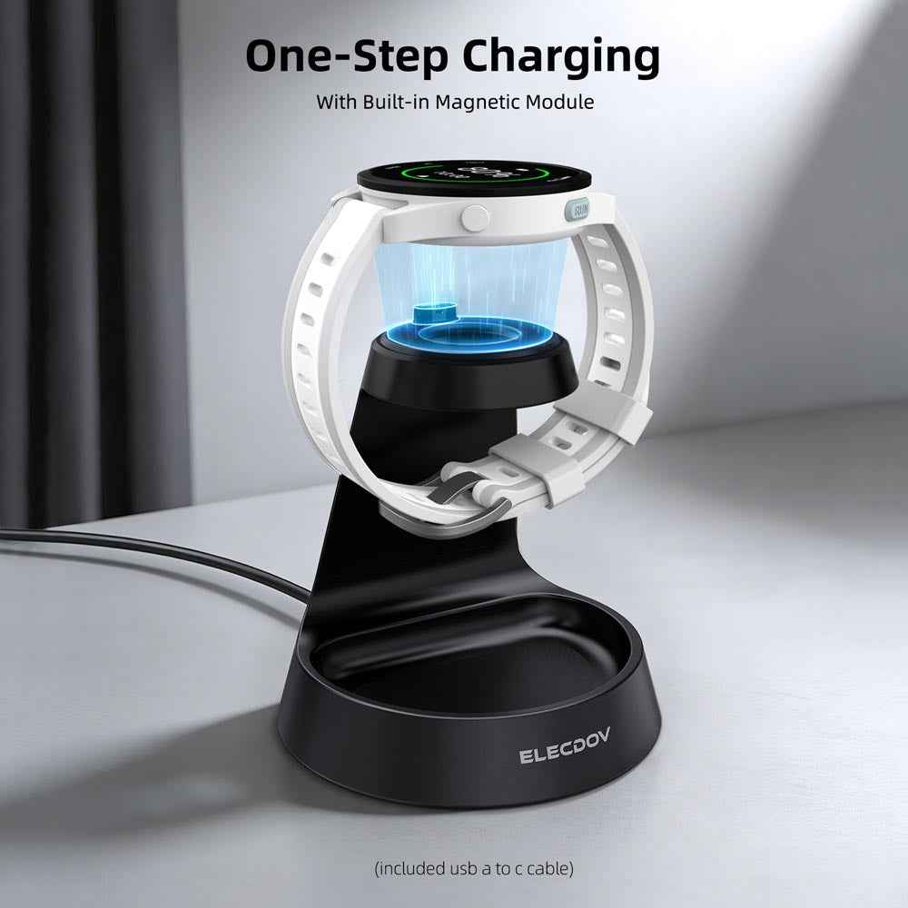 Elecdov WC01J 2 In 1 Magnetic Charging Station for Garmin