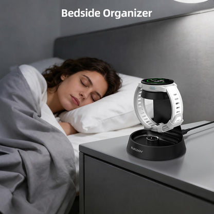 Elecdov WC01J 2 In 1 Magnetic Charging bedside Organiser and Charging