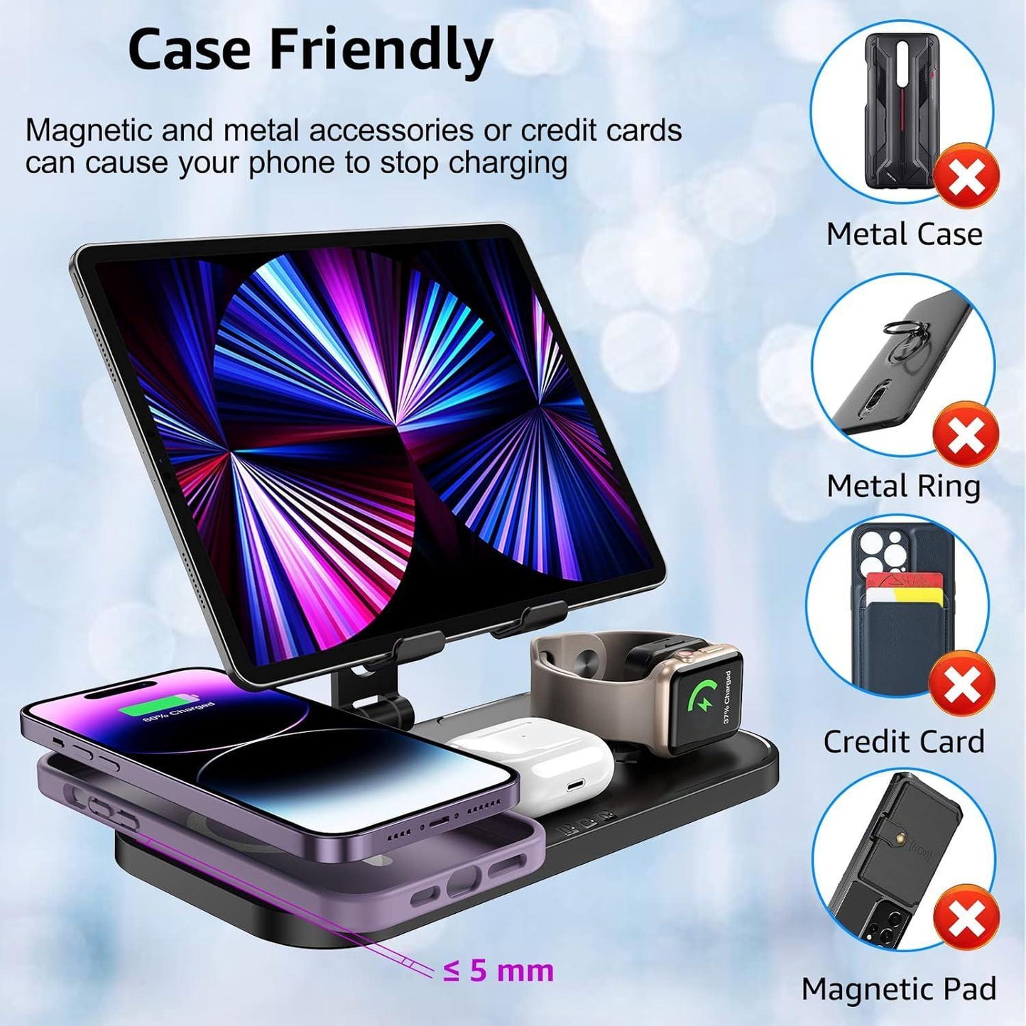 4-in-1 Apple Multi-function Wireless Charging Station