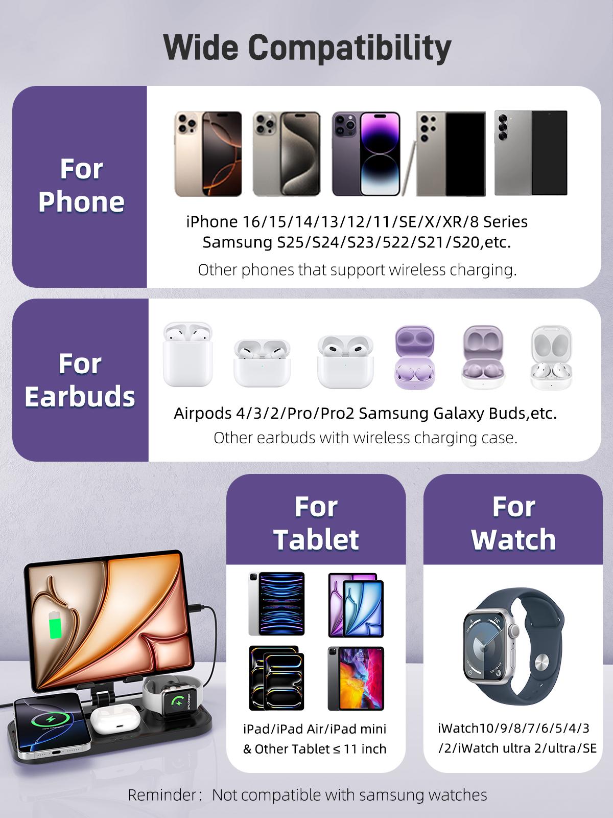 4-in-1 Samsung Multi-function Wireless Charging Station